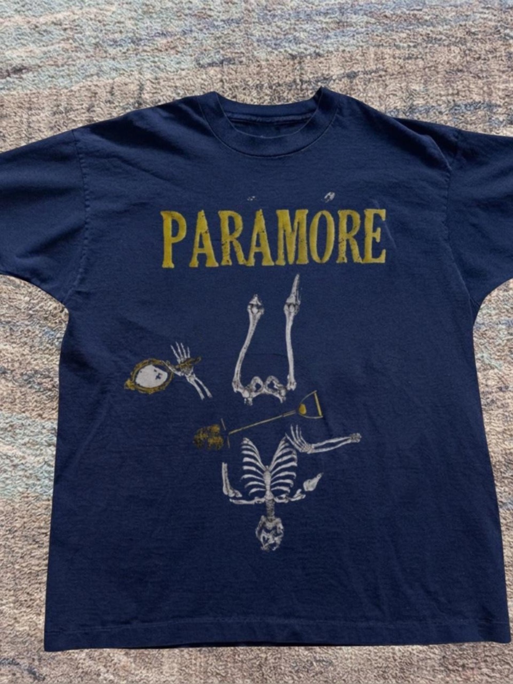 Kids Navy Graphic Band Tee